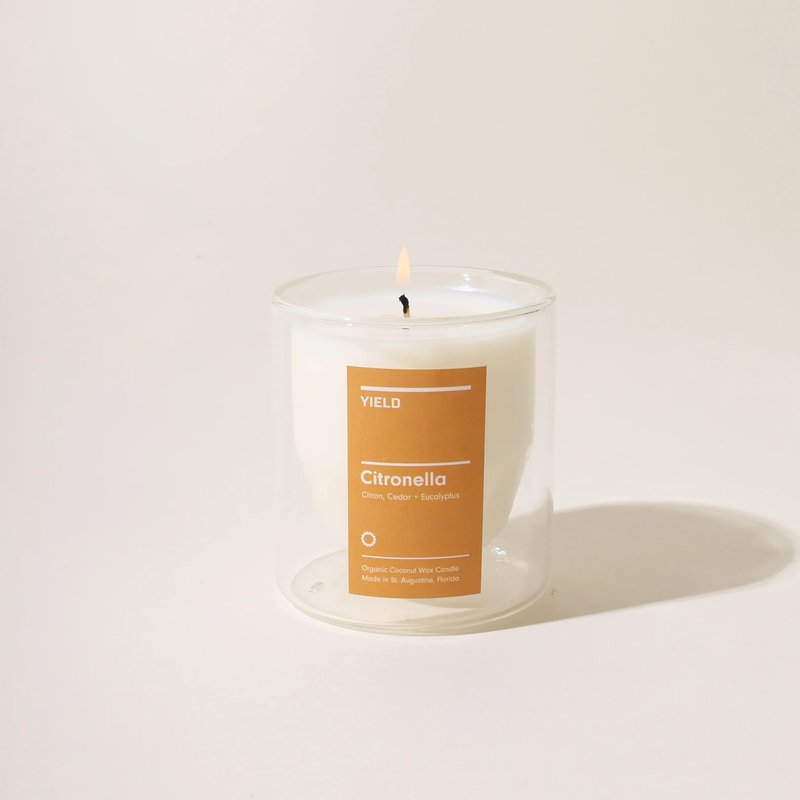 Yield Candle In Orange
