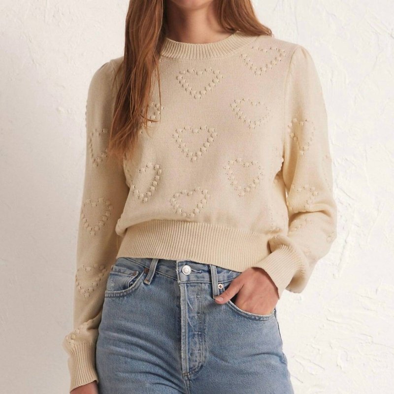 Shop Z Supply Elegant Love Sweater In Brown