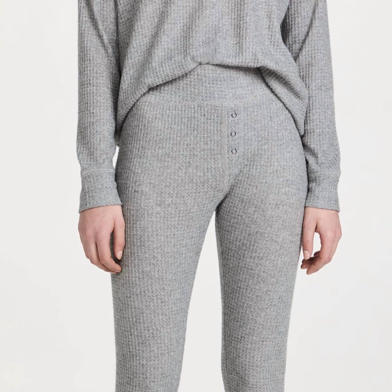 Shop Z Supply Lover Thermal Leggings In Grey