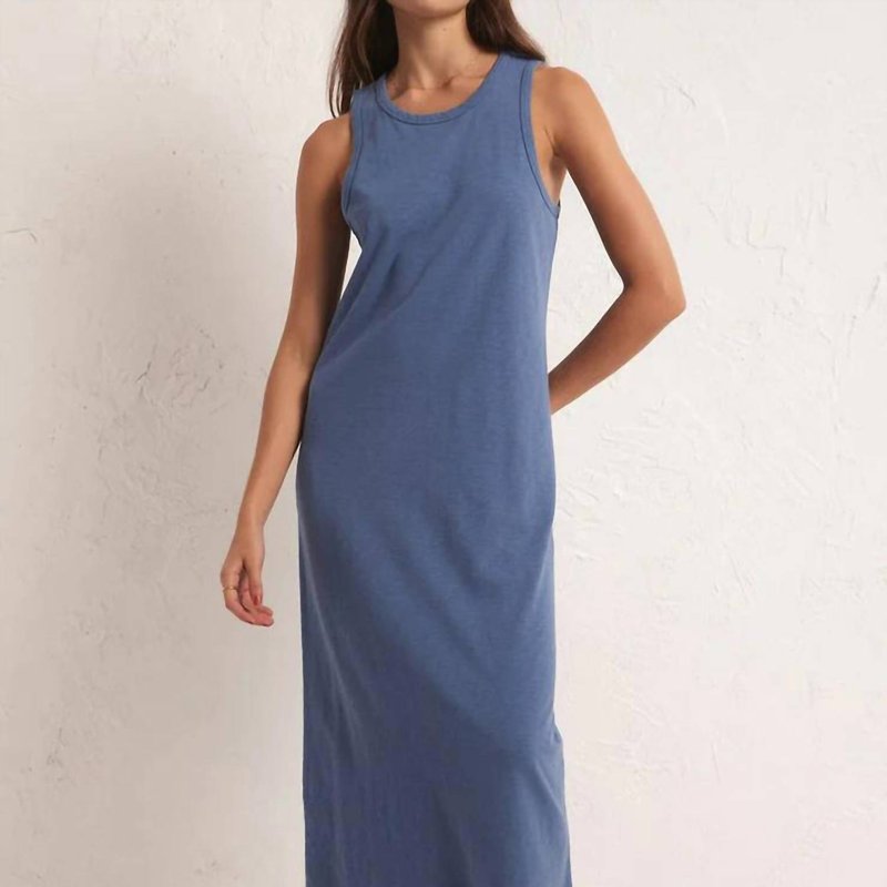 Shop Z Supply Mystic Midi Dress In Blue
