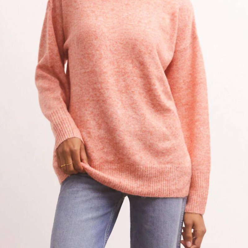 Shop Z Supply Silas Pullover Sweater In Pink
