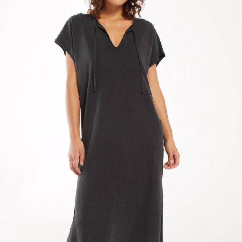 Shop Z Supply Sundial Dress In Black