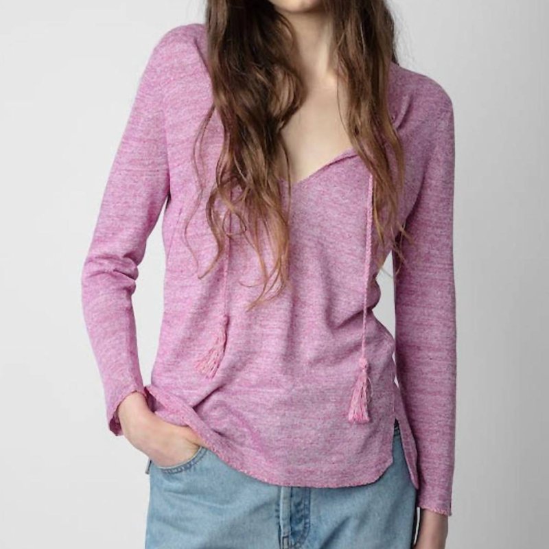Shop Zadig & Voltaire Amber Li Sweater In Pink