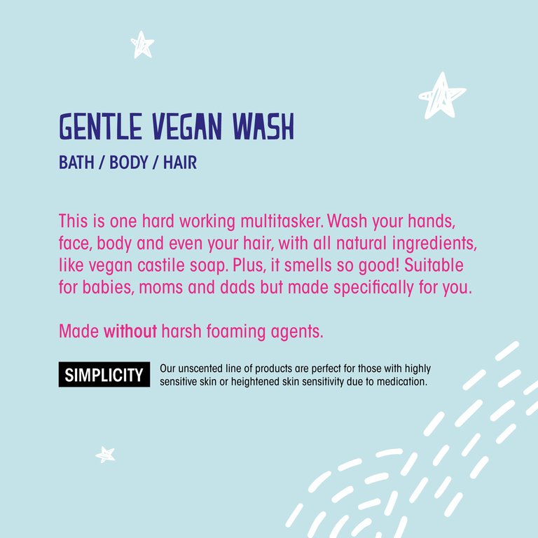 Simplicity Vegan Bath & Body Wash