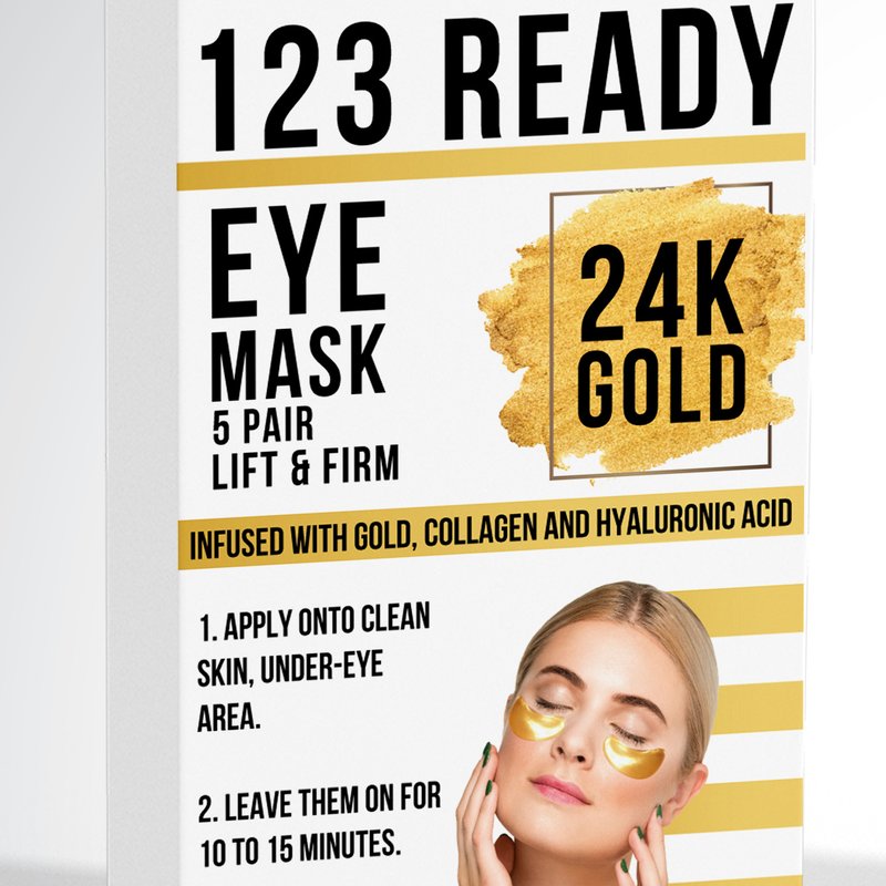 Zaq 123 Ready 24k Gold Lift & Firm Gel Eye Patches