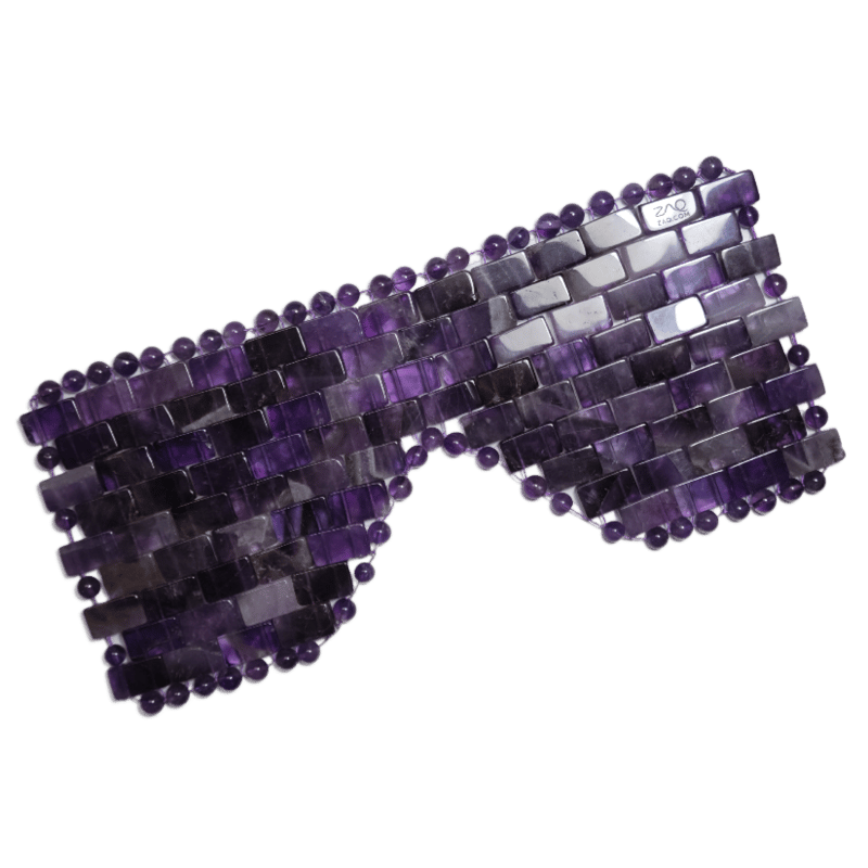 Zaq Amethyst Eye Mask- Handmade In Purple