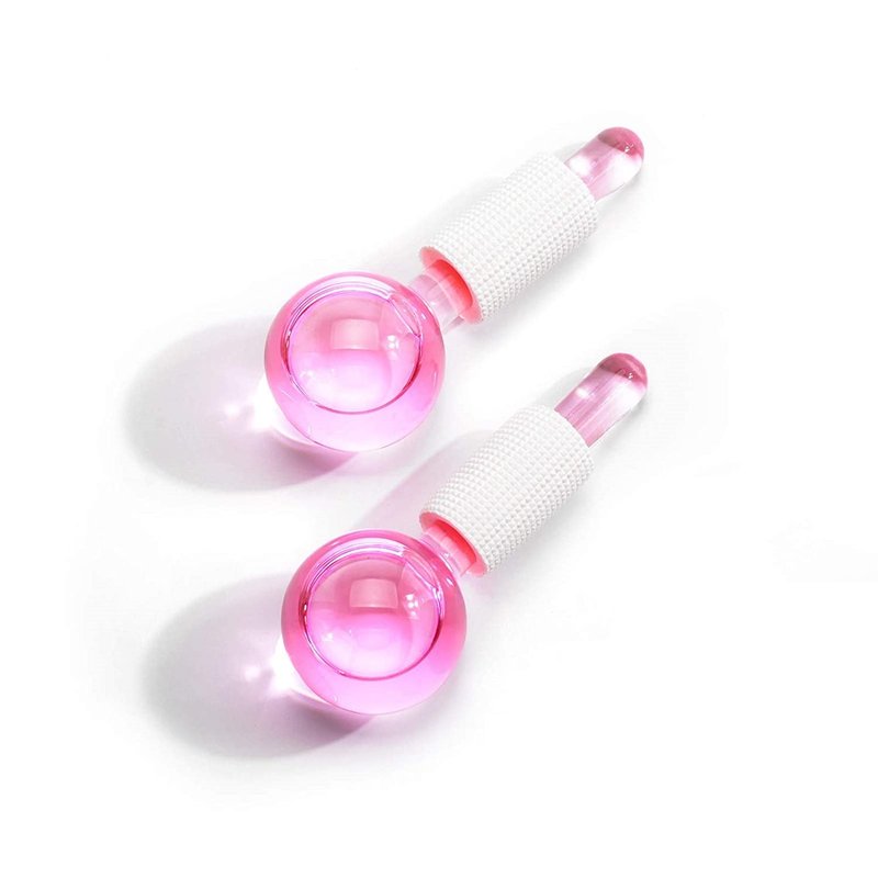 Zaq Ice Globes Cooling Globes For The Face And Eyes In Pink