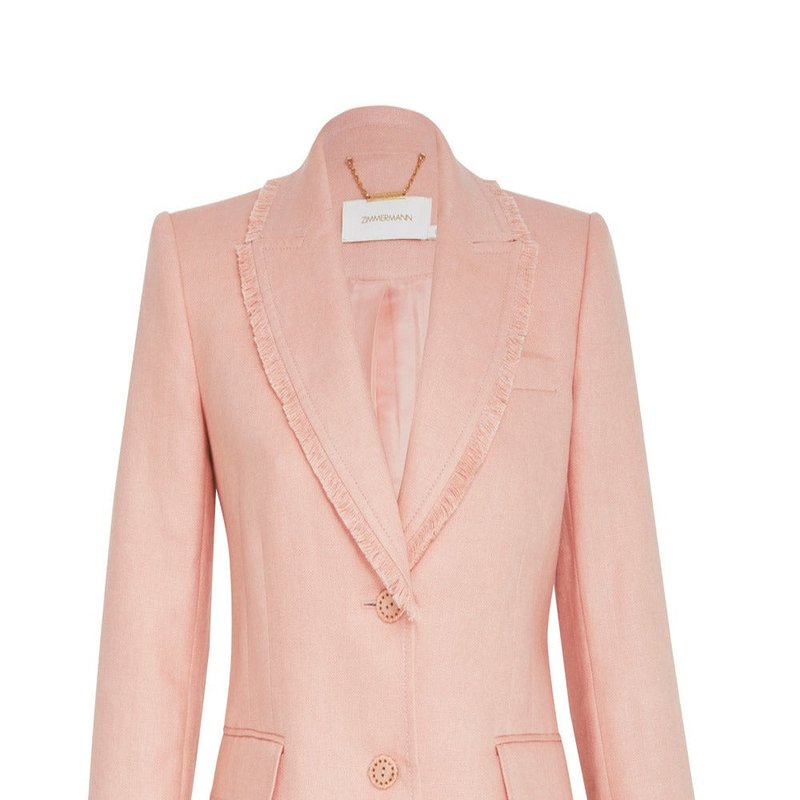 Zimmermann Wonderland Jacket In Pink
