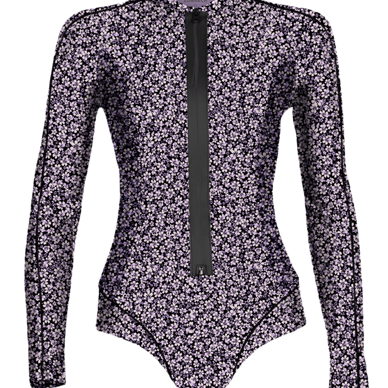 Zonarch Banks One Piece Surf Suit In Purple