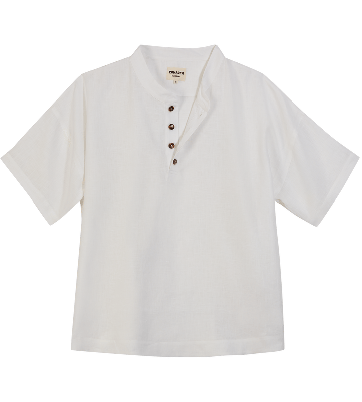 Zonarch Pablo Shirt In White