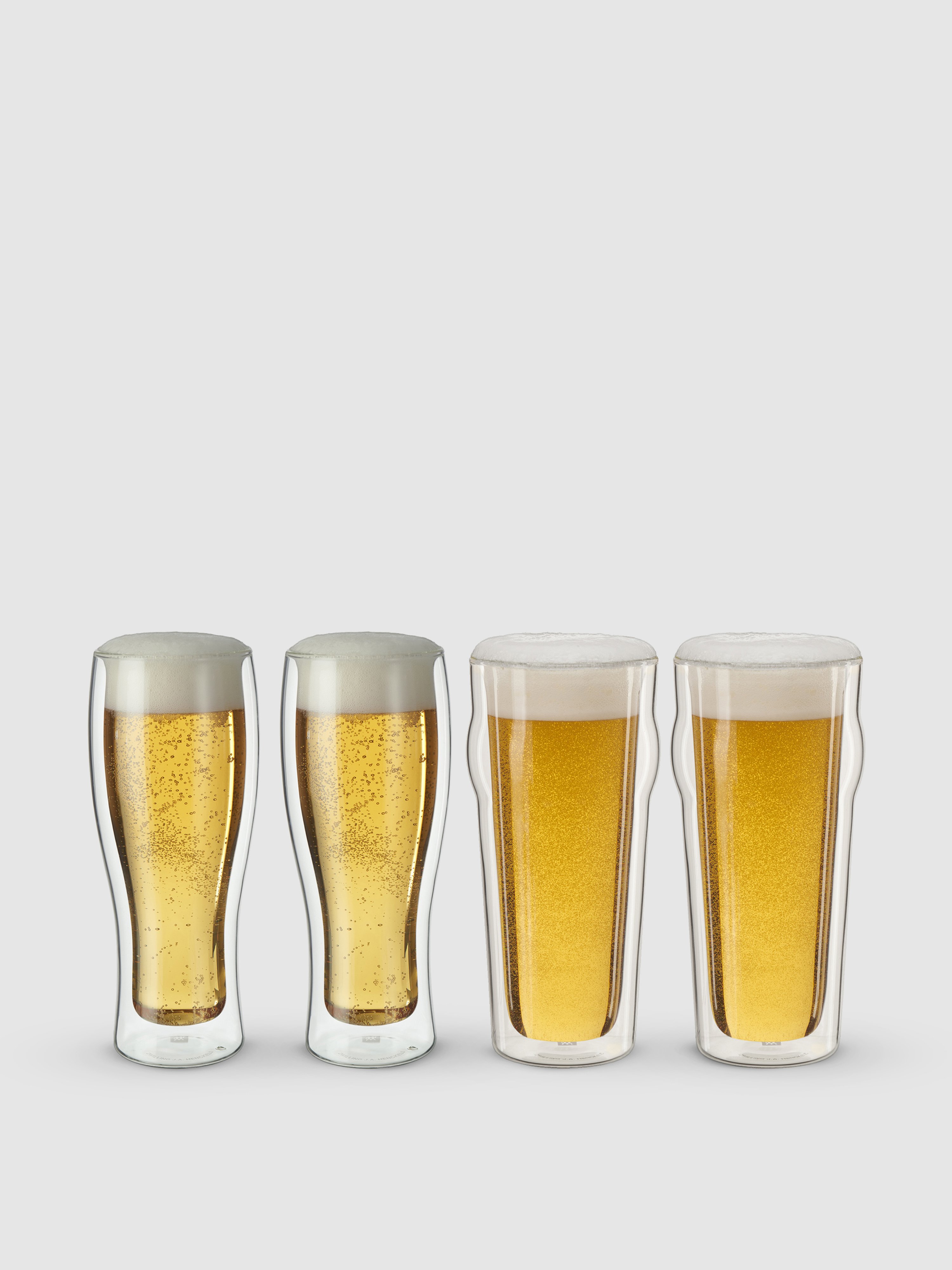 Zwilling Beer Glass, 4 Pc In Clear