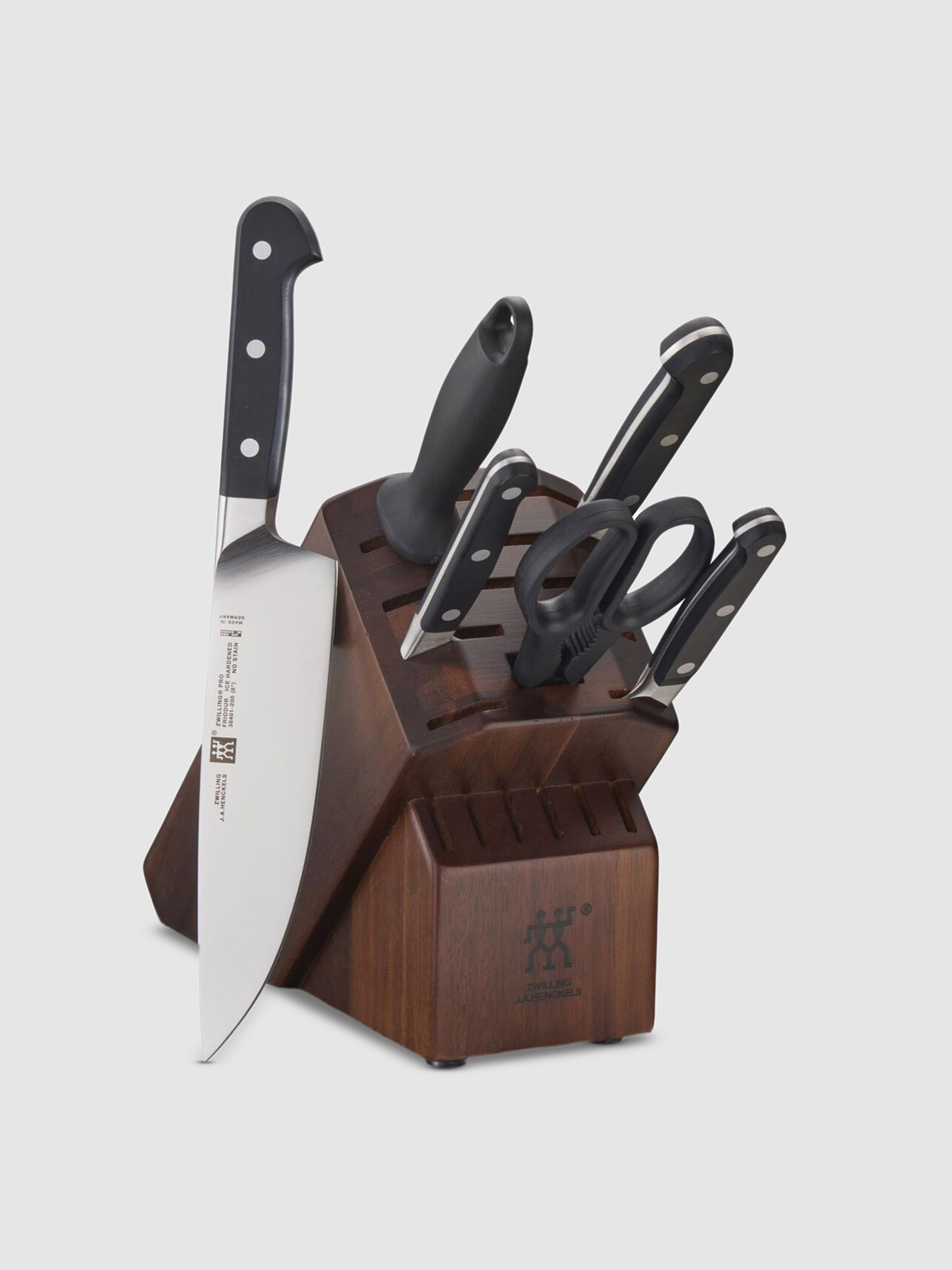 Zwilling Pro 7pc Block Set In Acacia